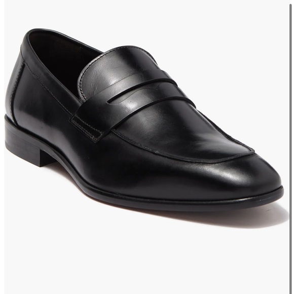TO BOOT NEW YORK Merrill Penny BLACK Loafer men size 8 NEW - Picture 1 of 17